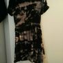 Glamour Babe Black and Beige Skater Dress Image 3