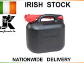 Fuel Container Jerry Can 5l Black With Childproof Top