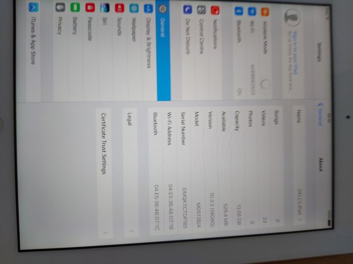 Apple Ipad 4, A1458, 16GB, with over 20 childrens movies for their entertainment, Excellent Battery