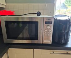 microwave and air fryer