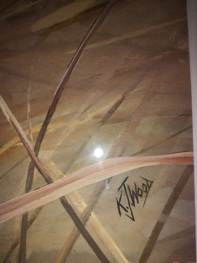 Antique Painting By K.j.woods Priced For Quick Sale