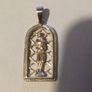 Handmade Sterling Silver Virgin of Guadarrama Pendant Image 2