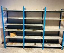 10 Bays Racking Shelving Job Lot - Old Style Very Strong
