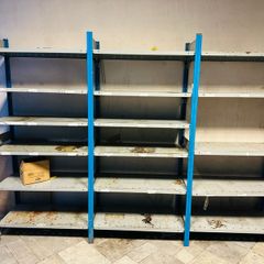 10 Bays Racking Shelving Job Lot - Old Style Very Strong