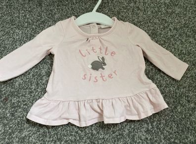 Next little sister long sleeve t-shirt 0-3months