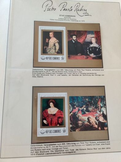 Paul Rubens 55 Pages Stamps Album World Collection