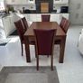 Skovby table and 6 chairs Image 2