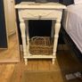 Bedside table locker unit in French ornate style x 2 Image 2