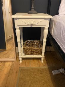 Bedside table locker unit in French ornate style x 2