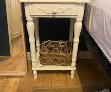 Bedside table locker unit in French ornate style x 2