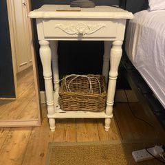 Bedside table locker unit in French ornate style x 2