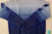 Off white wool jumper in blue brand new