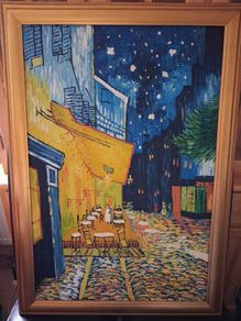 Replica Painting of Van Gogh Cafe Terrace at Night