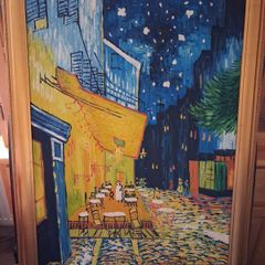Replica Painting of Van Gogh Cafe Terrace at Night