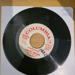 Johnny Mathis Someone 7 inch Vinyl Single Columbia Promotion Record