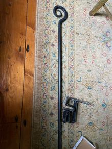 IKEA decorative curtain rod and brackets