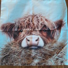 Highland Cow cushion cover