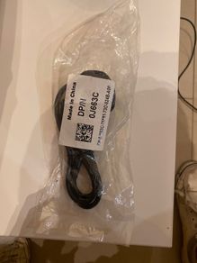 Dell OEM Ireland / UK 220V 1 Meter 3 Prong "Mickey Mouse" Power Cord - J663C
