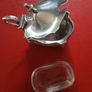 silver vintage mustard condiment Image 6