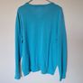 tommy hilfiger v neck size xl ptp 26" turquoise in excellent condition Image 2