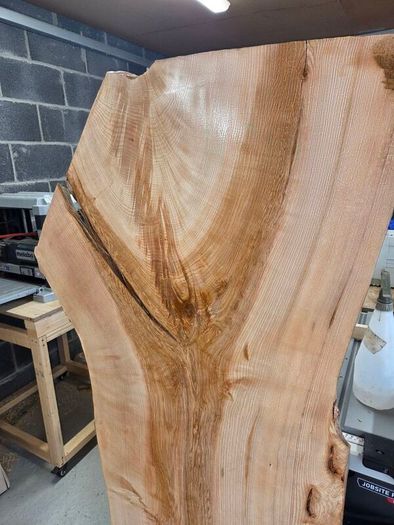 Live Edge Ash Slabs Kiln Dried Hardwood