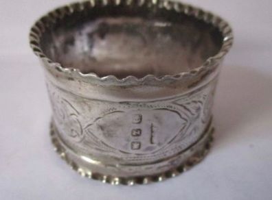 Victorian Sterling Silver Napkin Ring