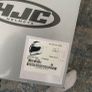 HJC White motorbike helmet Image 7