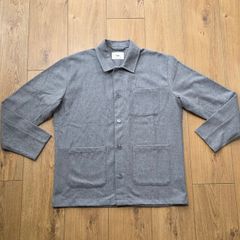 Folk Men's Wool Blend Overshirt Shacket Size Large