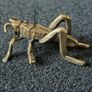 3 brass Insects, Solid brass. Image 5