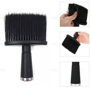 Neck Duster Hairdresser / Barber Face Duster Nail Dust Brush Soft Neck Brush - Rectangular Black