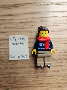 lego cty1824 christmas jumper woman, set 60436