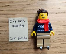 lego cty1824 christmas jumper woman, set 60436