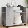 Mobile Storage Side Table with Wheels Image 5