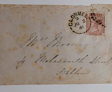 Clonmel to Dublin 1881 cover