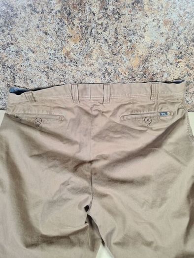mens BRAX EVANS regular fit trousers chinos jeans stretchy beige denim Size W 40 L regular