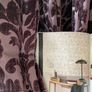 Beautiful Very Heavy Silk and Velvet Curtains 128"w x 82"d Image 2