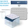 Premium Double Inflatable Mattress - 203 x 152 x 48 cm - with built-in electric pump and integrated pillow Image 3