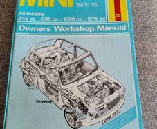Haynes Mini owners workshop manual hardback in good used condition with all pages intact FREE STANDARD POSTAGE INCLUDED