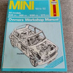 Haynes Mini owners workshop manual hardback in good used condition with all pages intact FREE STANDARD POSTAGE INCLUDED