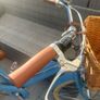 24" Hartington Blue Bike with basket Image 3