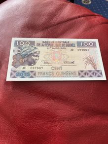 Republic of Guinea Banknote 100 Francs