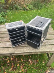 Aluminium framed carrying case