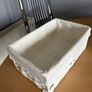 White Wicker Storage Baskets x3 Image 2