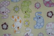 Toddler duvet set yellow elephants