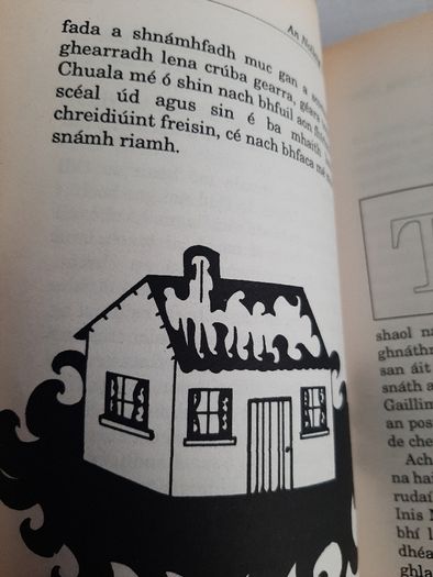 Vintage Gaeilge book An Nollaig Thair