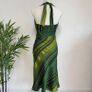Green halter midi dress Size UK12 Image 2