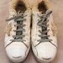 Golden Goose shearling superstar trainers Image 3
