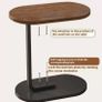 C Shaped Compact Sofa Side End Coffee Table NEW Image 4