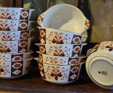 Arklow Pottery Kildare pattern Soup Bowls