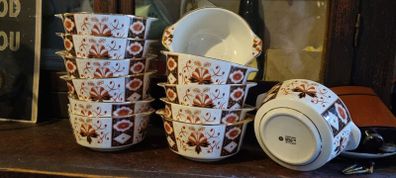 Arklow Pottery Kildare pattern Soup Bowls